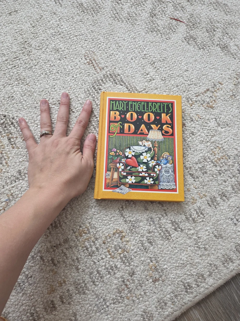 Mary Engelbreit Book of Days Decorative Yellow Hardcover